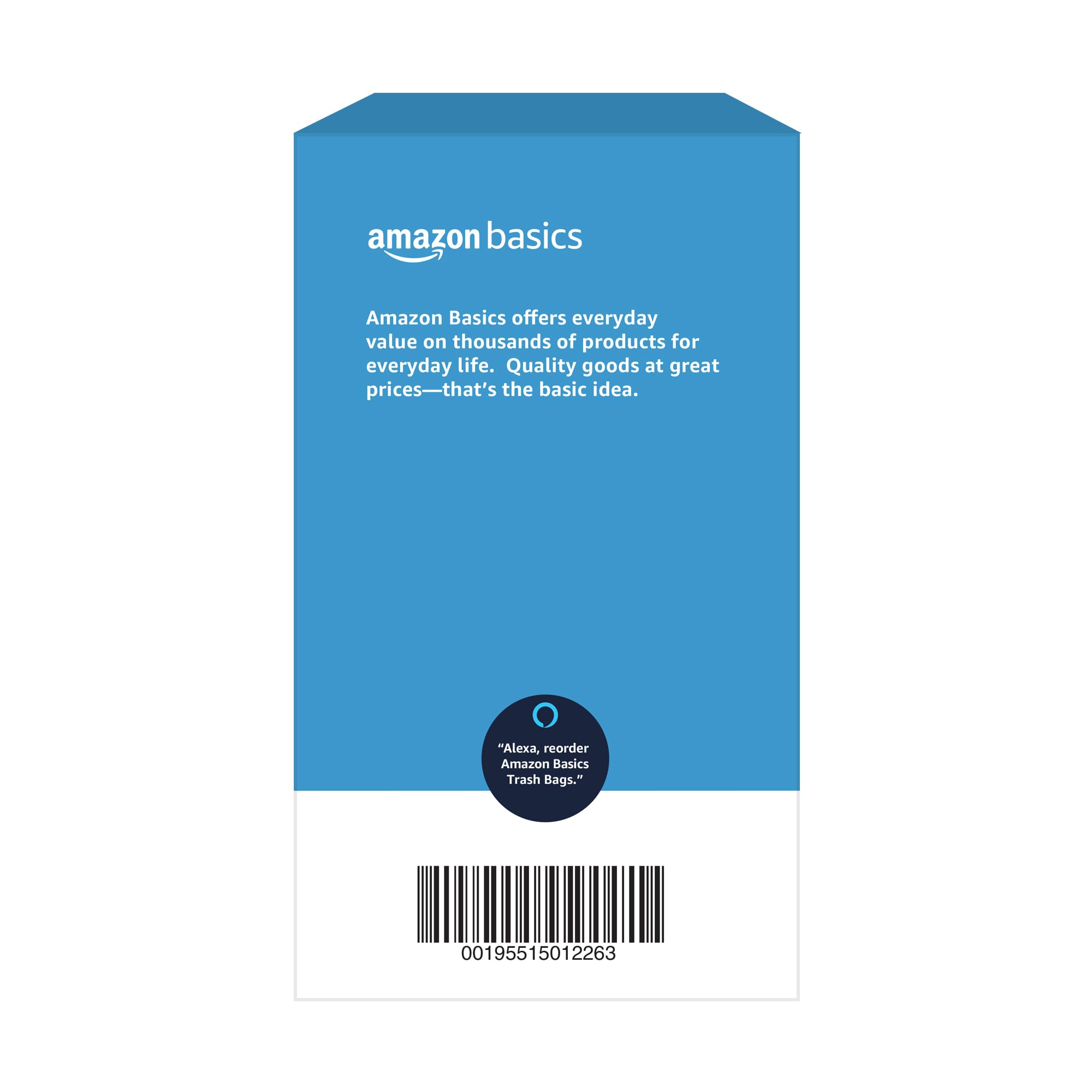 Amazon Basics Trash Bags, 30 Gallon, 50 Count | Drawstring | Multipurpose | Pack of 2