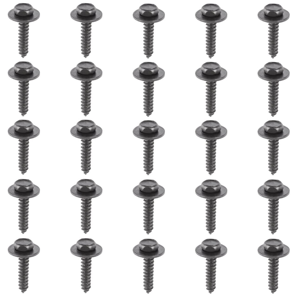 7 mm #8 M4.2-1.41 Black Trim Screws | Interior | Exterior | Splash Shield | Engine Bay FITS: GM Chevrolet, Buick, Oldsmobile, Pontiac, Cadillac GMC Truck A | B | C | D | E | F | G | H | J | X | Y Body